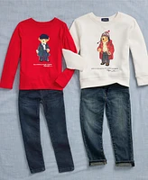 Polo Ralph Lauren Toddler and Little Boys Bear Fleece Sweatshirt