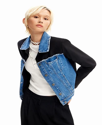 Desigual Women's Hybrid trucker jacket