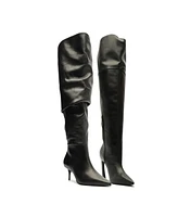 Schutz Women's Cate Over the Knee Pointed Toe Boots