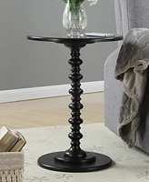 Convenience Concepts 17.75" Medium-Density Fiberboard Palm Beach Spindle Table