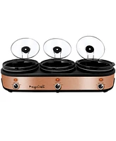 MegaChef Triple Quart Slow Cooker and Buffet Server