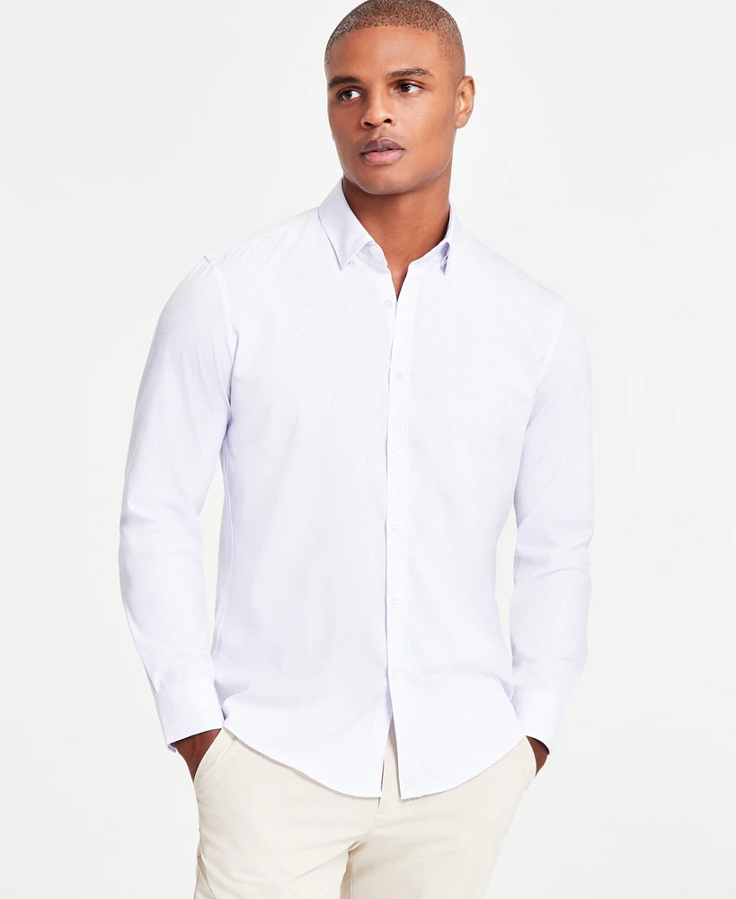 Alfani Men's Alfatech Illusions Shirt, Exclusively at Macy's