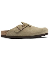 Birkenstock Women's Boston Soft Footbed Suede Leather Clogs from Finish Line