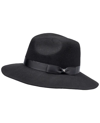 Lauren Ralph Ribbon Band Fedora Hat