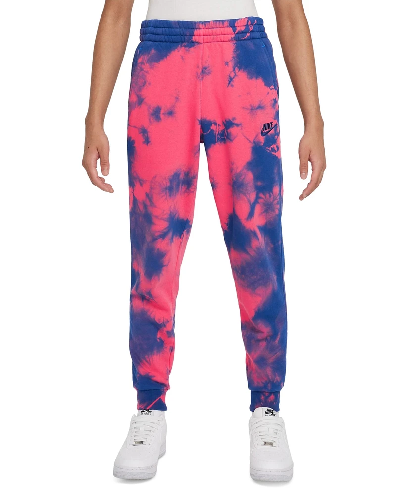 Nike Big Kids Sportswear Club Fleece Tie-Dye Jogger Pants