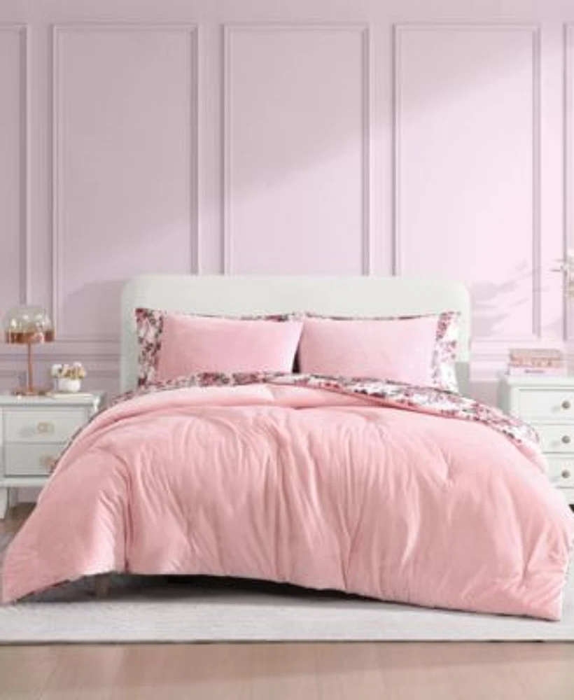 Betsey Johnson Solid Velvet Duvet Cover Sets