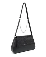 French Connection Grass Elegant Reptille Shoulder Bag