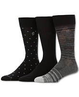 Perry Ellis Portfolio Men's 3-Pk. Moisture-Wicking Dress Socks