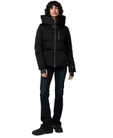 Soia & Kyo Women's Hooded Zip-Front Down Puffer Coat