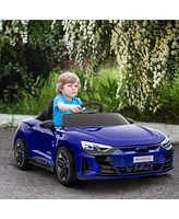 Streamdale Furniture Kids Ride on Car, 12V Licensed Audi Rs E-tron Gt 3.1 Mph Electric Car for Kids, Ride