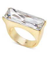 I.n.c. International Concepts Gold-Tone Baguette Crystal Statement Ring, Created for Macy's