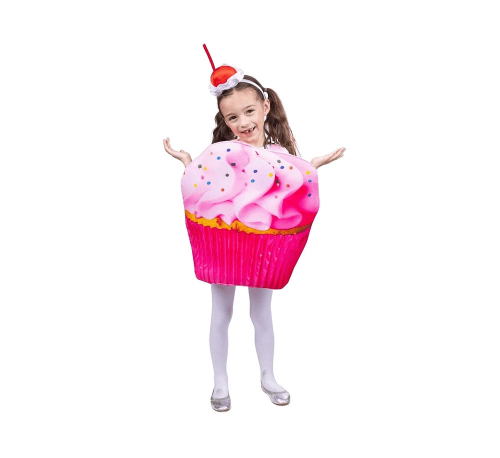 Dress Up America Pink Cupcake Tunic & Headband Costume Set