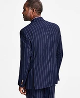 Tayion Collection Men's Regular-Fit Pinstriped Jacket