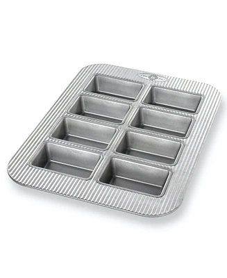 Usa Pan Non-Stick Aluminum 8-Well 15" x 11" Mini Loaf Pan