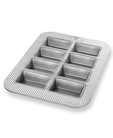 Usa Pan Non-Stick Aluminum 8-Well 15" x 11" Mini Loaf Pan