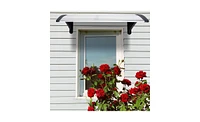 Slickblue Household Application Door & Window Awnings Black Holder