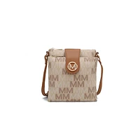 Mkf Collection Nadien Milan Chic M Signature Handbag Crossbody Bag by Mia K