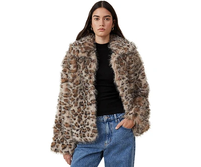 Cotton On Women's Mimi Faux Fur Jacket