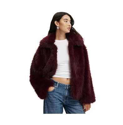 Cotton On Women's Mimi Faux Fur Jacket