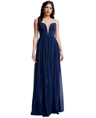 Dress the Population Women's Eleanor Strapless Gown