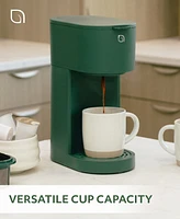 Willow Kitchen Compact Single Serve Coffee Maker - Compatible with K-Cup Pods Ground