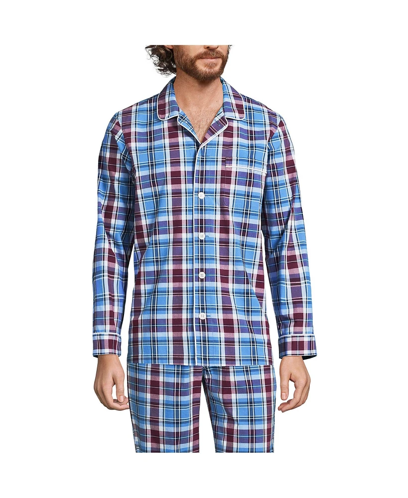Lands' End Men's Essential Pajama Shirt