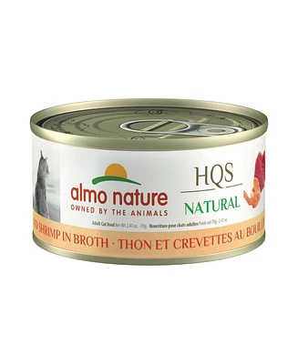 Almo Nature Hqs Natural Cat 24pk (2.47oz): Tuna & Shrimp In Broth