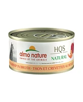 Almo Nature Hqs Natural Cat 24pk (2.47oz): Tuna & Shrimp In Broth