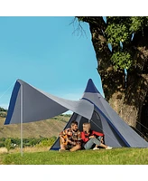 Streamdale Furniture 15.4' Teepee Tent for Outdoor Adventures