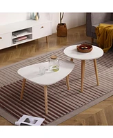 Streamdale Furniture Sophisticated Round Coffee Table: 550mm Diameter, High Foot Design