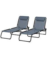 Simplie Fun Adjustable Mesh Chaise Lounge: Foldable, Breathable, and Customizable Comfort