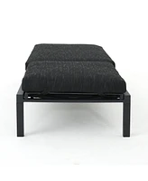 Navan Chaise Lounge - Dark Grey