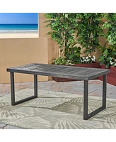 Outdoor 69" Acacia Wood Dining Table