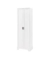 Storage Cabinet with Two Doors for Bathroom, Office, Adjustable Shelf, Mdf