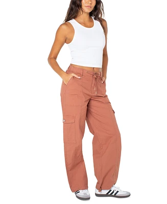 Celebrity Pink Juniors' Bungee-Hem Cargo Pants