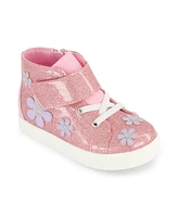 Jessica Simpson Toddler Girls Gretchen Flower High Top Sneaker