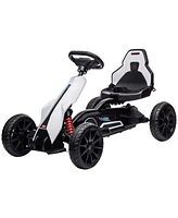 Streamdale Furniture 12V Electric Go Kart for Kids, Outdoor Ride-On Toy with Forward Backward Drive & Adjustable Speed, Gift for Child 3