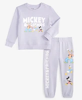 Epic Threads Toddler Boys Mickey & Friends Graphic Fleece Top Pants, 2 Piece Set, Exclusively at Macy's