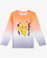 Epic Threads Little & Big Boys Pikachu Graphic Ombre Long-Sleeve T-Shirt, Exclusively at Macy's