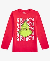 Epic Threads Little & Big Boys Grinch Graphic Long-Sleeve T-Shirt, Exclusively at Macy's