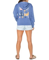 Roxy Juniors' Poloroid Sweet Rhythm Zip-Front Hoodie