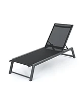 Streamdale Furniture Classic Aluminum Chaise Lounges: Adjustable Comfort For Outdoor Relaxation