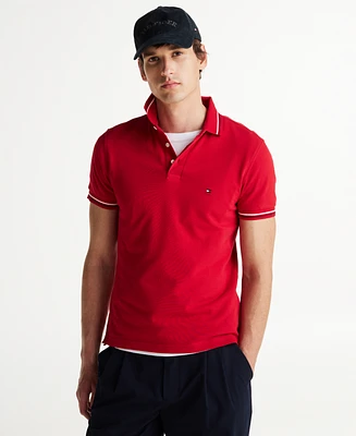 Tommy Hilfiger Men's Tipped Slim-Fit Polo Shirt