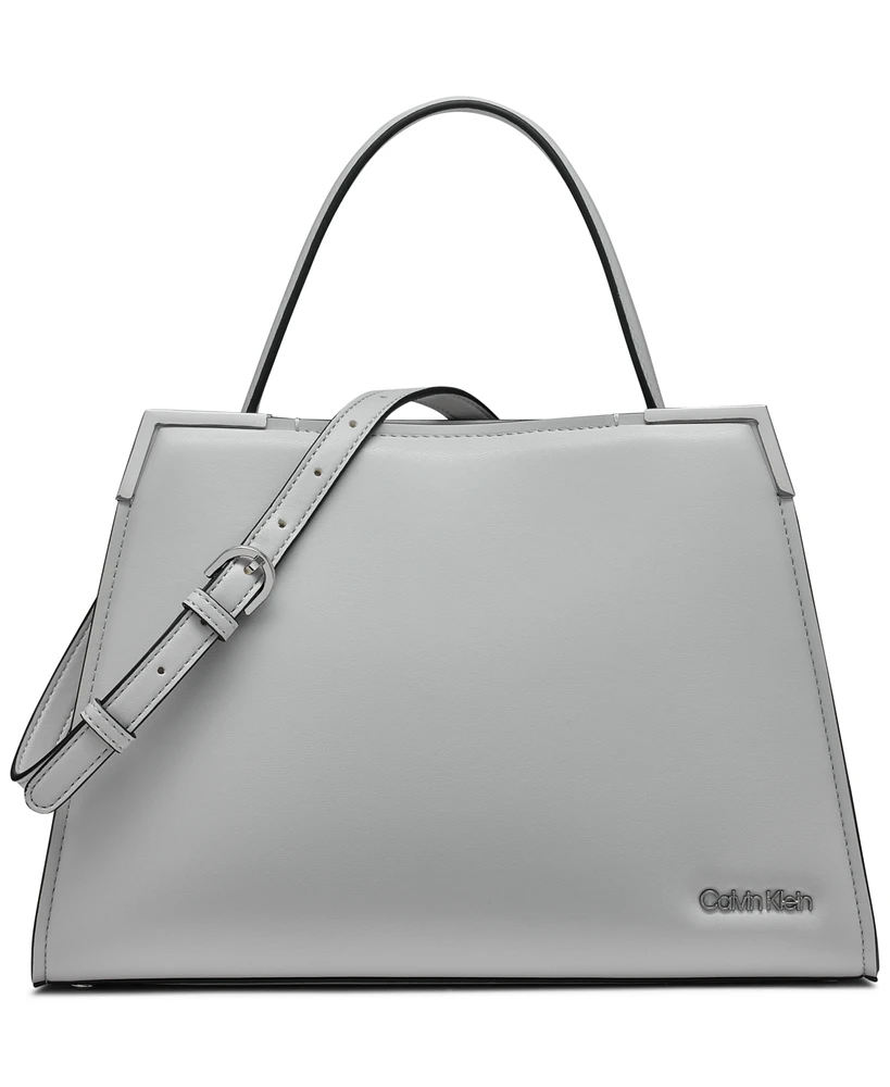 Calvin Klein Mica Top Handle Convertible Satchel