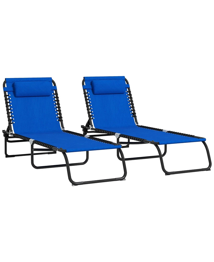 Streamdale Furniture Foldable Mesh Chaise Lounge Chair: Comfort and Convenience for Outdoor Relaxation