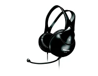 Philips Wired Pc Headset High-Quality Sound, Noise-Canceling Mic, Ergonomic Design, In-Line Controls, 3.5mm for Gaming and Work