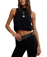 Free People Women's Warm Fluff Sleeveless Crop Top