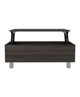 Depot E-Shop Aran Lift Top Coffee Table, Storage Compartment