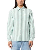 Lacoste Men's Cotton Oxford Raye Button Down Shirt