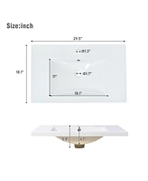 Simplie Fun [Sink Only]30" Bathroom vanity